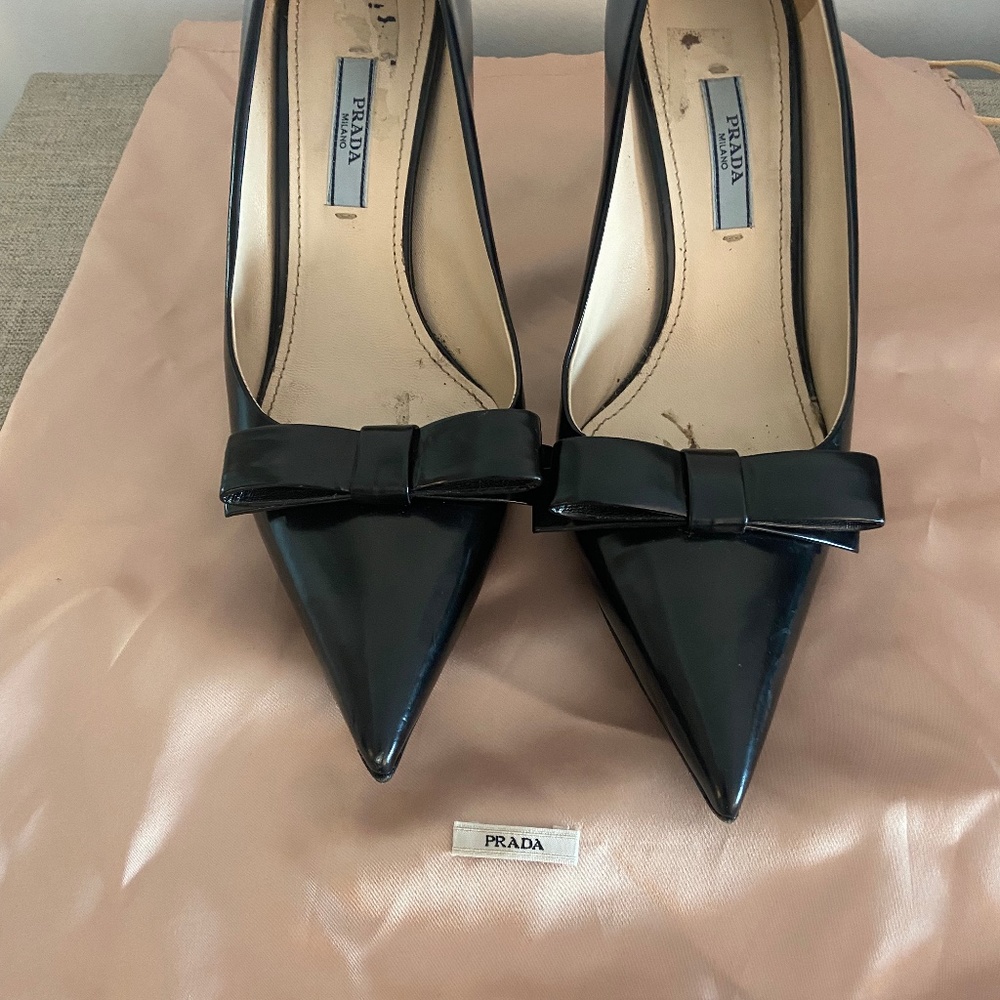 Prada Bow Pumps